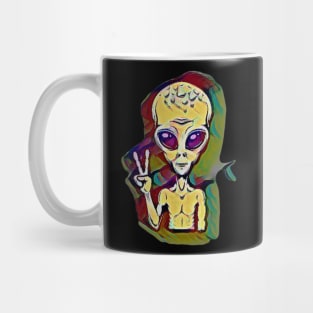 E.T. peace sign Mug